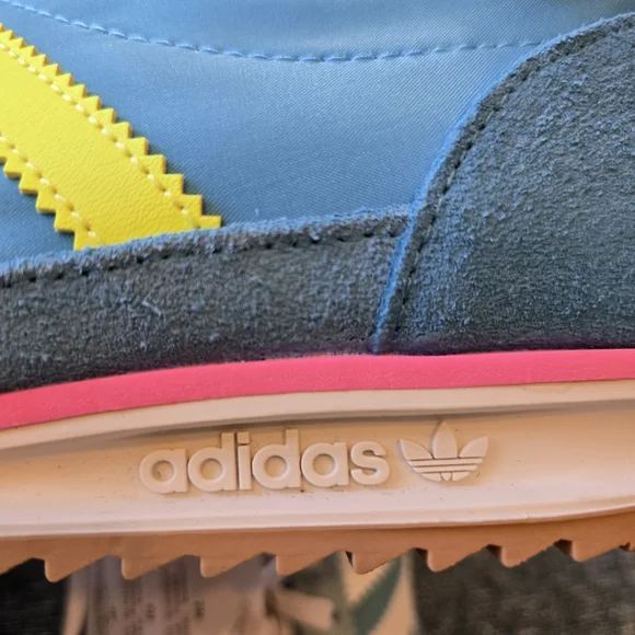 Adidas SL 72 OG W Womens Casual Shoes in Blue/Yellow/Pink - Picture 6 of 9
